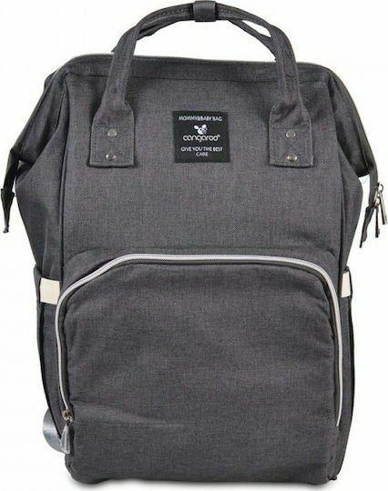 Cangaroo Τσάντα-Αλλαξιέρα Πλάτης Amelia Dark Grey 39x16.5x43εκ.