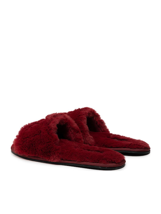 Papuci Pentru Femei Sliders Cu Blană Desert Rose