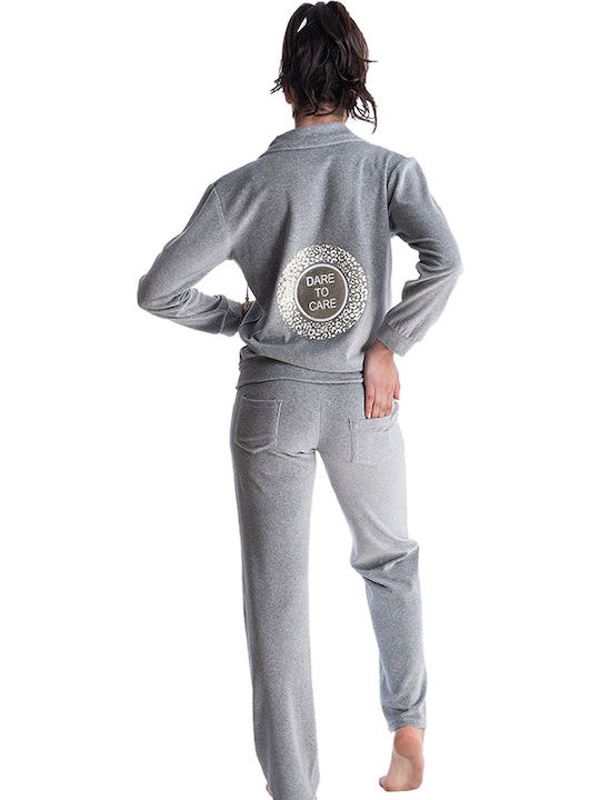 Rachel Set Winter Women's Pajamas Gray