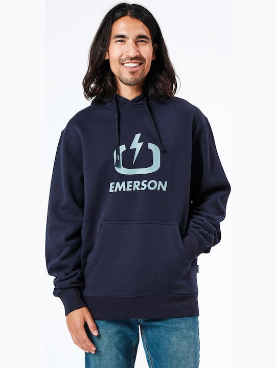 Sweatshirt with Hood Navy