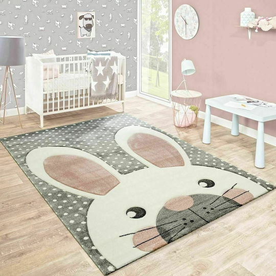 Tzikas Carpets 20341-095 Детско килимче Розов 133x190см Дебелина 13мм