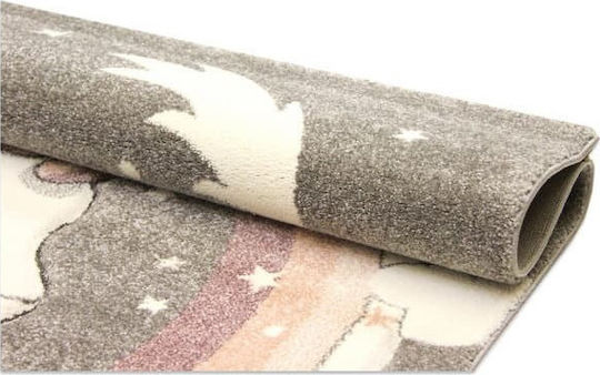 Tzikas Carpets 22392-095 Детско килимче Еднорог Розов 133x190см Дебелина 13мм