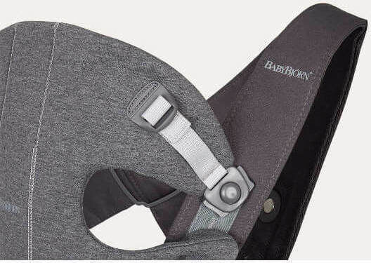 BabyBjorn Classic Carrier Mini 3D Jersey Charcoal Grey with Maximum Weight 11kg