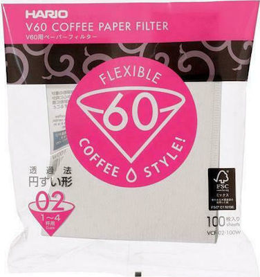 Hario Coffee Paper Filter 100pcs