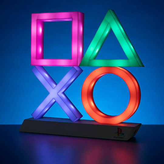 Paladone Παιδικό Διακοσμητικό Φωτιστικό PlayStation Icons XL Πολύχρωμο 30x30x6εκ. Paladone Παιδικό Διακοσμητικό Φωτιστικό PlayStation Icons XL Πολύχρωμο 30x30x6εκ.