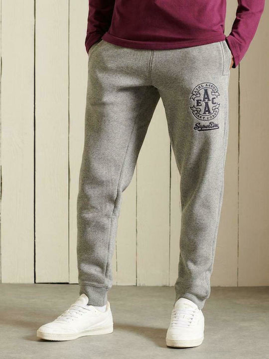 Collegate Sweatpants with Elastic Grey Grit