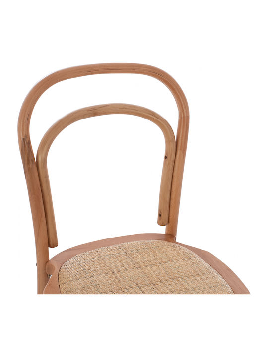 Cafe Wooden Chair Natural 45x54x89cm