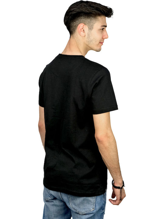 Magnetic North Herren Sport T-Shirt Kurzarm Schwarz