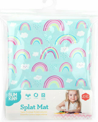 Bumkins Waterproof Splat Mat Rainbows