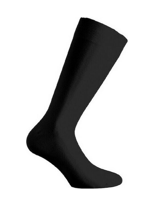 Walk Men's Solid Color Socks Black