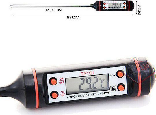 Media Wave Digital Thermometer Kochen mit Nadel +50°C / +300°C