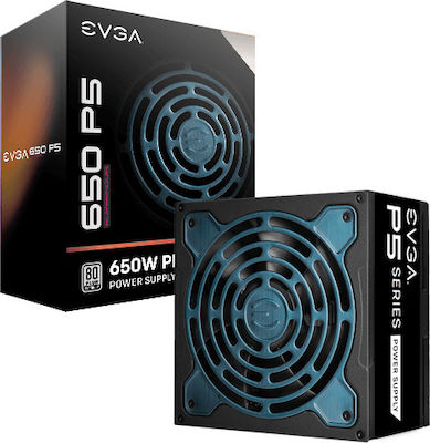 EVGA SuperNOVA 650 P5 650W Μαύρο Τροφοδοτικό Υπολογιστή Full Modular 80 Plus Platinum