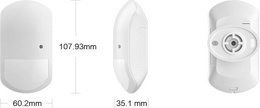 Broadlink PIR3-FC Безжичен Wi-Fi Инфрачервен Датчик за Движение 120° Обхват 9м