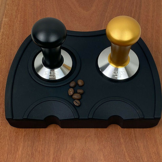 Karni Tamper with Flat Surface 58mm in Black Color