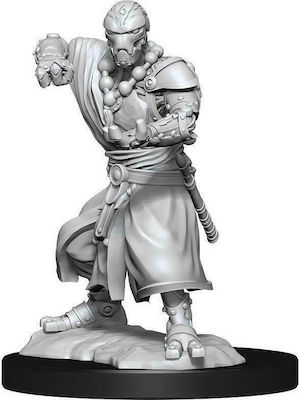 WizKids Dungeons & Dragons Nolzur's Marvelous Miniatures: Warforged Monk Unbemalte Figuren 90234