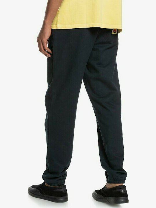 Quiksilver Golden Hour Men's Sweatpants with Rubber Black