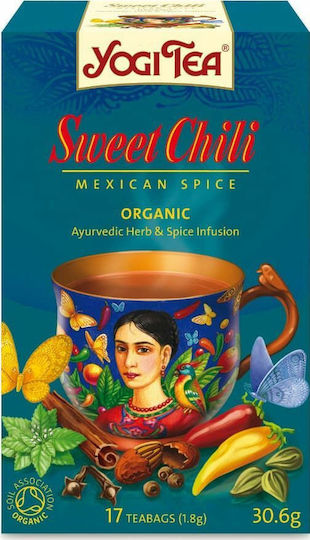 Yogi Tea Sweet Chili Herbs Blend Organic Product 17 Bags 30.6gr