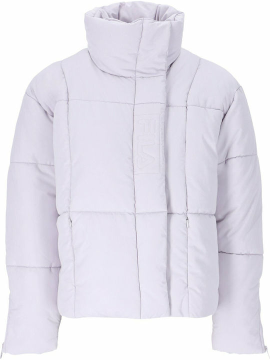 Zalikah Kurz Damen Puffer Jacke für Winter Gray