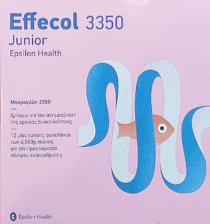 Epsilon Health Effecol 3350 Junior Ειδικό Συμπλήρωμα Διατροφής 12 φακελίσκοι