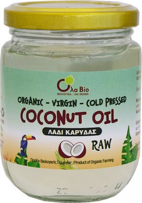 Όλα Bio Organic Ulei de cocos Ulei de cocos Extragere la rece Raw 500gr