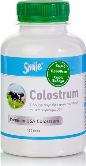 AM Health Smile Colostrum Συμπλήρωμα για την Ενίσχυση του Ανοσοποιητικού 120 κάψουλες