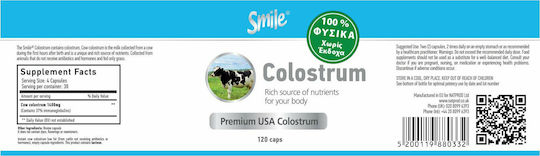 AM Health Smile Colostrum Συμπλήρωμα για την Ενίσχυση του Ανοσοποιητικού 120 κάψουλες