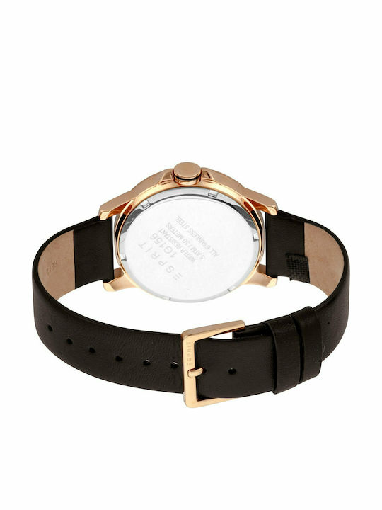 Esprit Uhr Batterie mit Lederarmband