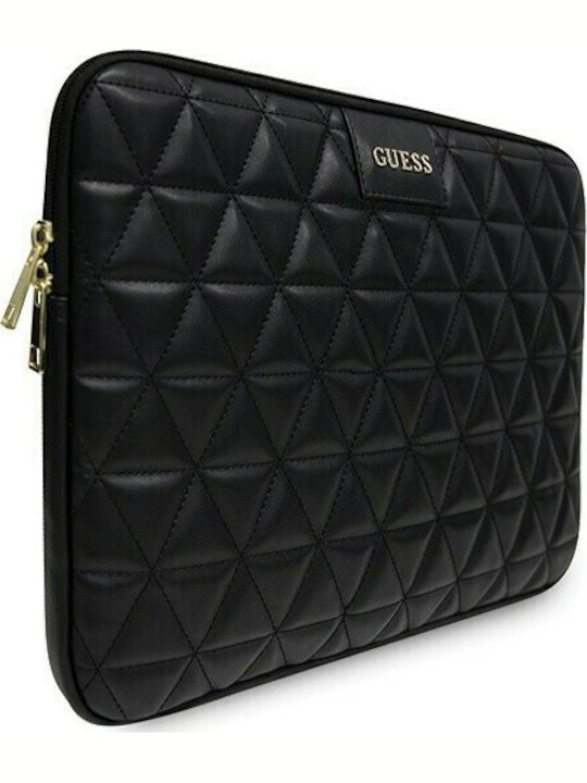 Guess Quilted Θήκη για Laptop 13" σε Μαύρο χρώμα