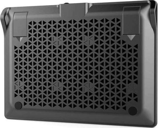 Omega Kühlung Pad für Laptop bis zu 18" mit 4 Ventilatoren und Beleuchtung (OMNCP4FB)
