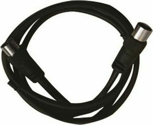 Eurolamp Antenna Cable Coax male - Coax female Black 3m (147-13129) 1pcs