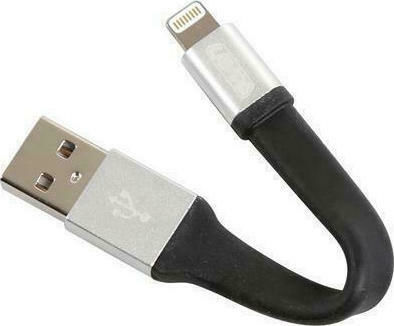 Lampa Keychain USB to Lightning Cable Μαύρο 0.1m (XEL3891.9/T)