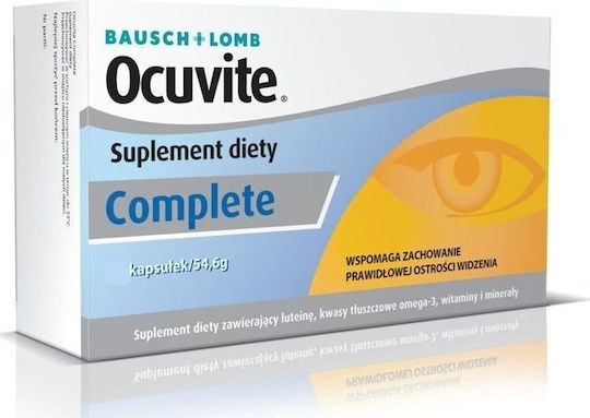 Bausch & Lomb Ocuvite Complete Ειδικό Συμπλήρωμα Διατροφής 60 ταμπλέτες