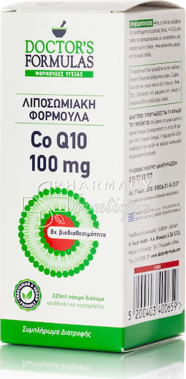 Doctor's Formulas Λιποσωμιακή Φόρμουλα CoQ10 100mg Ειδικό Συμπλήρωμα Διατροφής 225ml