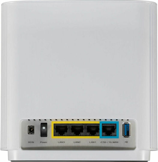 Asus ZenWiFi AX (XT8) v2 WiFi Mesh Network Access Point Wi‑Fi 6 Tri Band (2.4 & 5 & 5GHz)