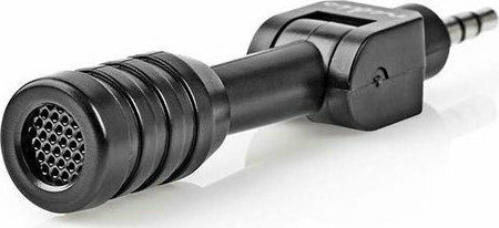 Nedis MICMJ100BK Δυναμικό Μικρόφωνο 3.5mm Clip On για Φωνητικά