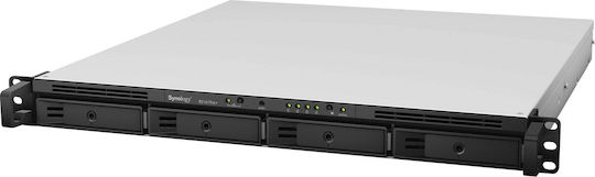 Synology RackStation RS1619xs+ NAS Rack με 4 θέσεις για HDD/M.2/SSD και 4 θύρες Ethernet