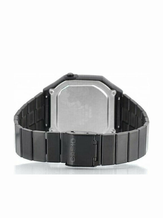 Casio Vintage Edgy Digital Men's Watch 41mm Chronograph Battery with Black Rubber Strap