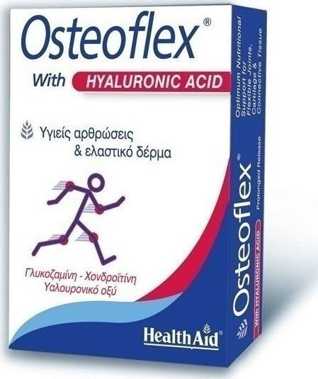 Health Aid Osteoflex with Hyaluronic Acid Συμπλήρωμα για την Υγεία Αρθρώσεων & Οστών 60 ταμπλέτες