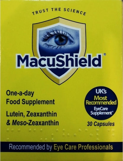 Macushield Original Formula Ειδικό Συμπλήρωμα Διατροφής 30 κάψουλες