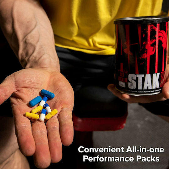 Universal Nutrition Stak Συμπλήρωμα για Λίμπιντο & Ενίσχυση της Τεστοστερόνης 21 φακελίσκοι
