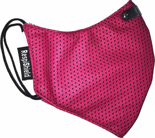 DiaVita Cloth Face Mask Small Kids Fuchsia 1pcs
