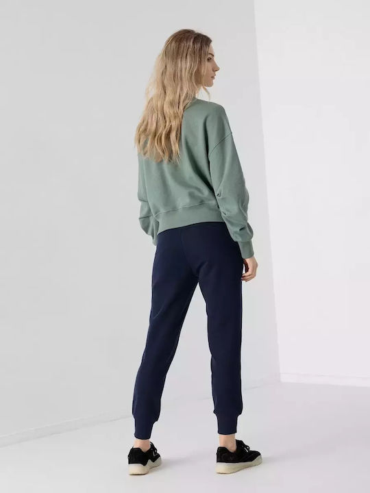 4F Damen-Sweatpants Jogger Marineblau