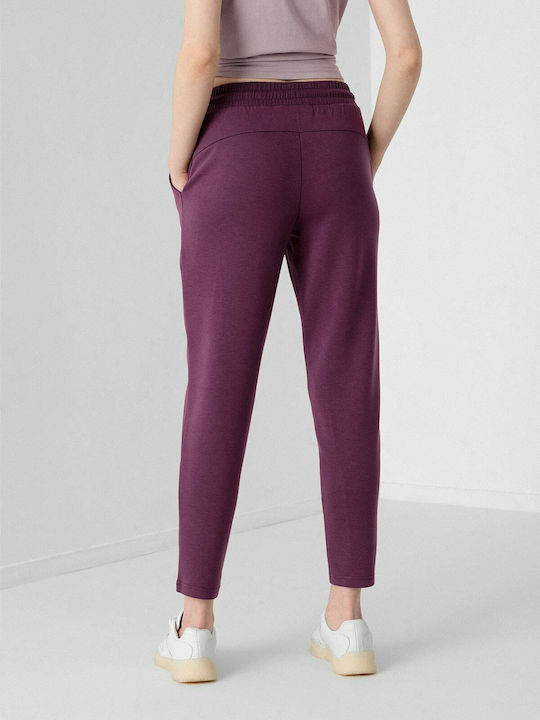 4F Pantaloni de trening pentru femei Violet