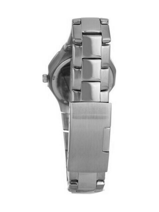 Justina Watch with Silver Metal Bracelet 11909B