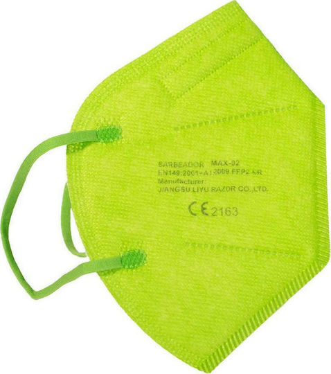 Max Barbeador Max-02 Filtering Half mask FFP2 Protective Mask FFP2 Green 1pcs