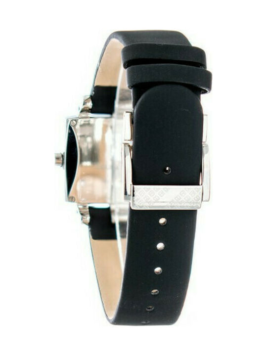 Laura Biagiotti Watch with Black Leather Strap LB0013M-NE