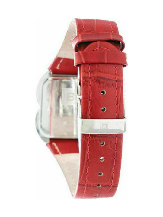 Laura Biagiotti Uhr Chronograph mit Rot Lederarmband