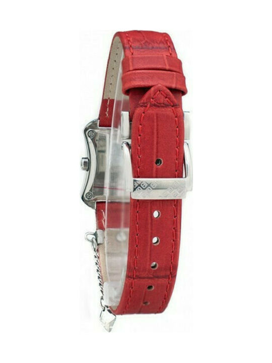 Laura Biagiotti Uhr mit Rot Lederarmband LB0025L-03