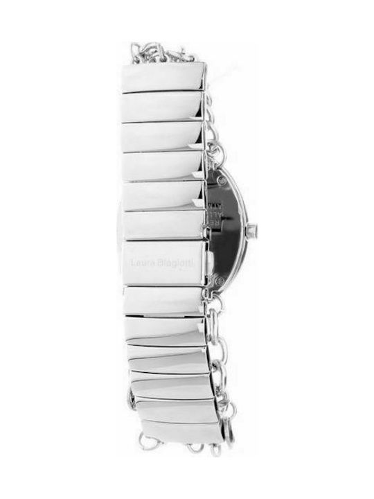 Laura Biagiotti Uhr mit Silber Metallarmband LB0055L-NE