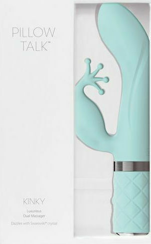 BMS Factory Pillow Talk Kinky Δονητής Rabbit 21.5cm Aqua